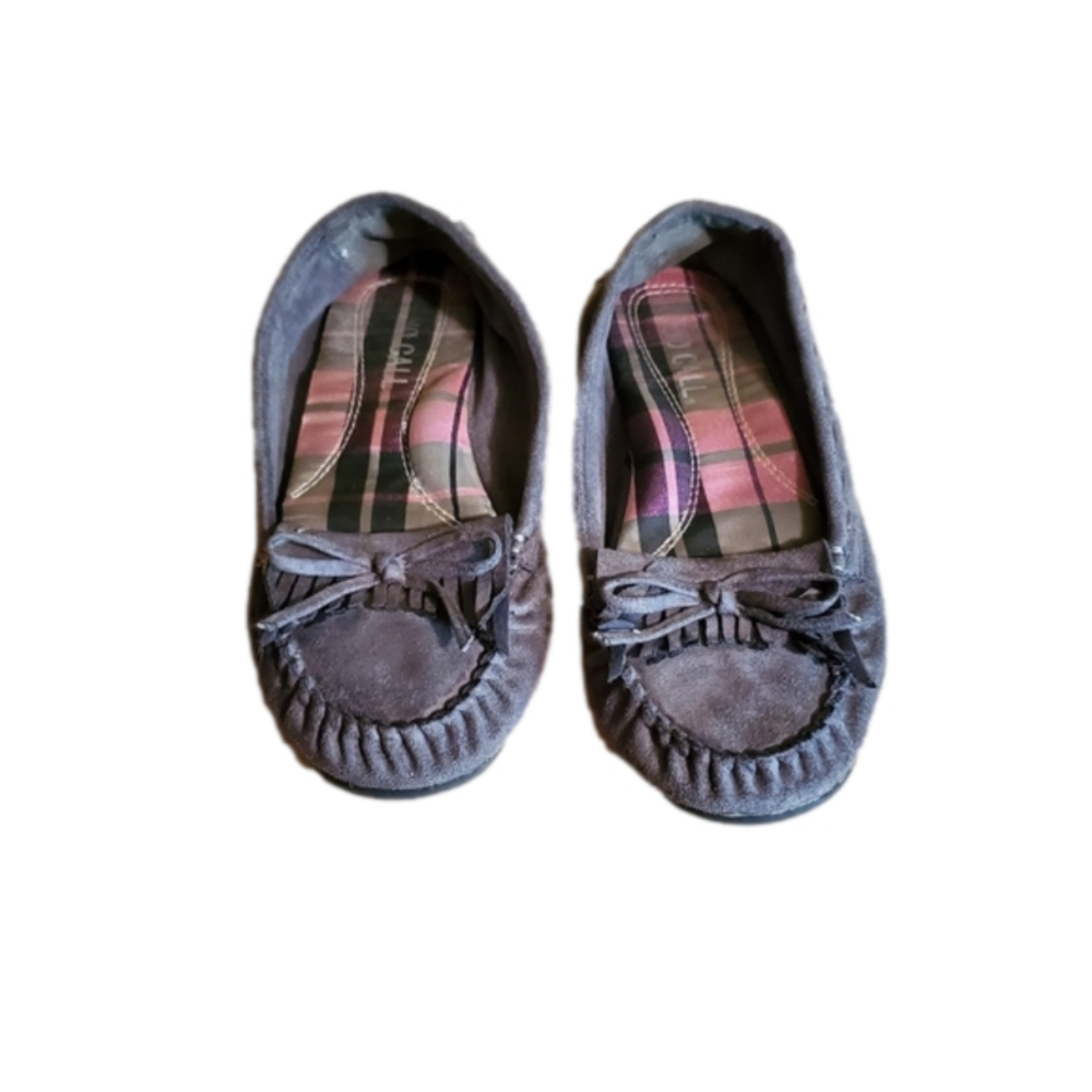 No Call Gray Moccasins - Size 6 Wide Width